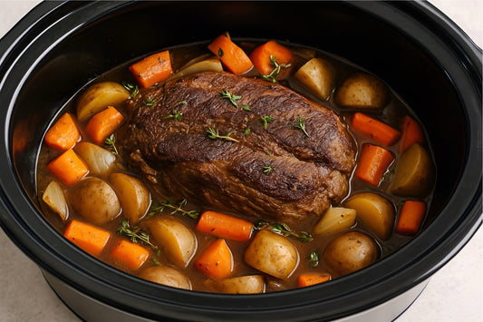 Slow Cooker Tender Beef with Vegetables