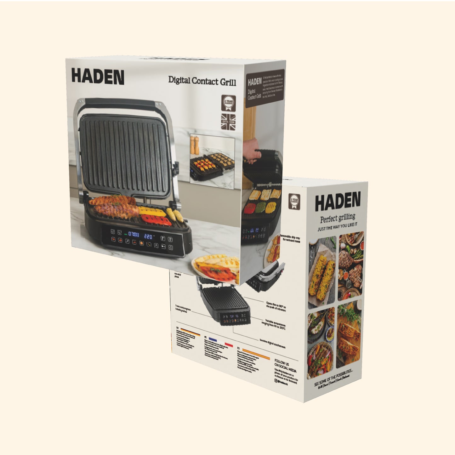 Haden Digital Contact Grill Electric Grill Haden