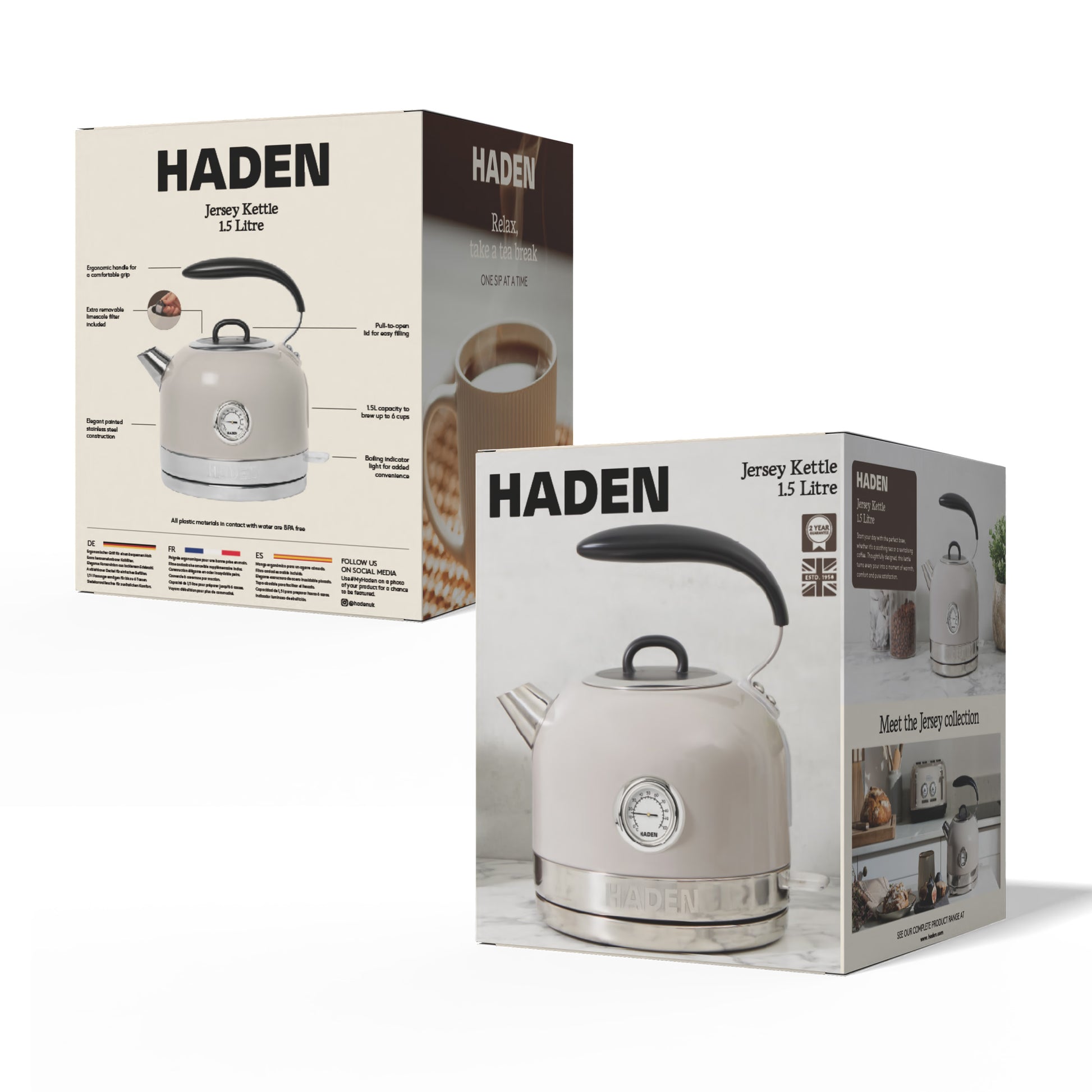 Haden Jersey Putty Kettle Electric Kettles Haden