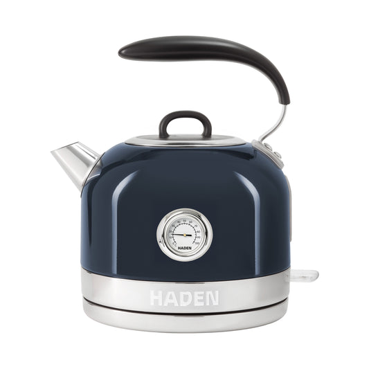 Haden Jersey Steel Blue Kettle Electric Kettles Haden
