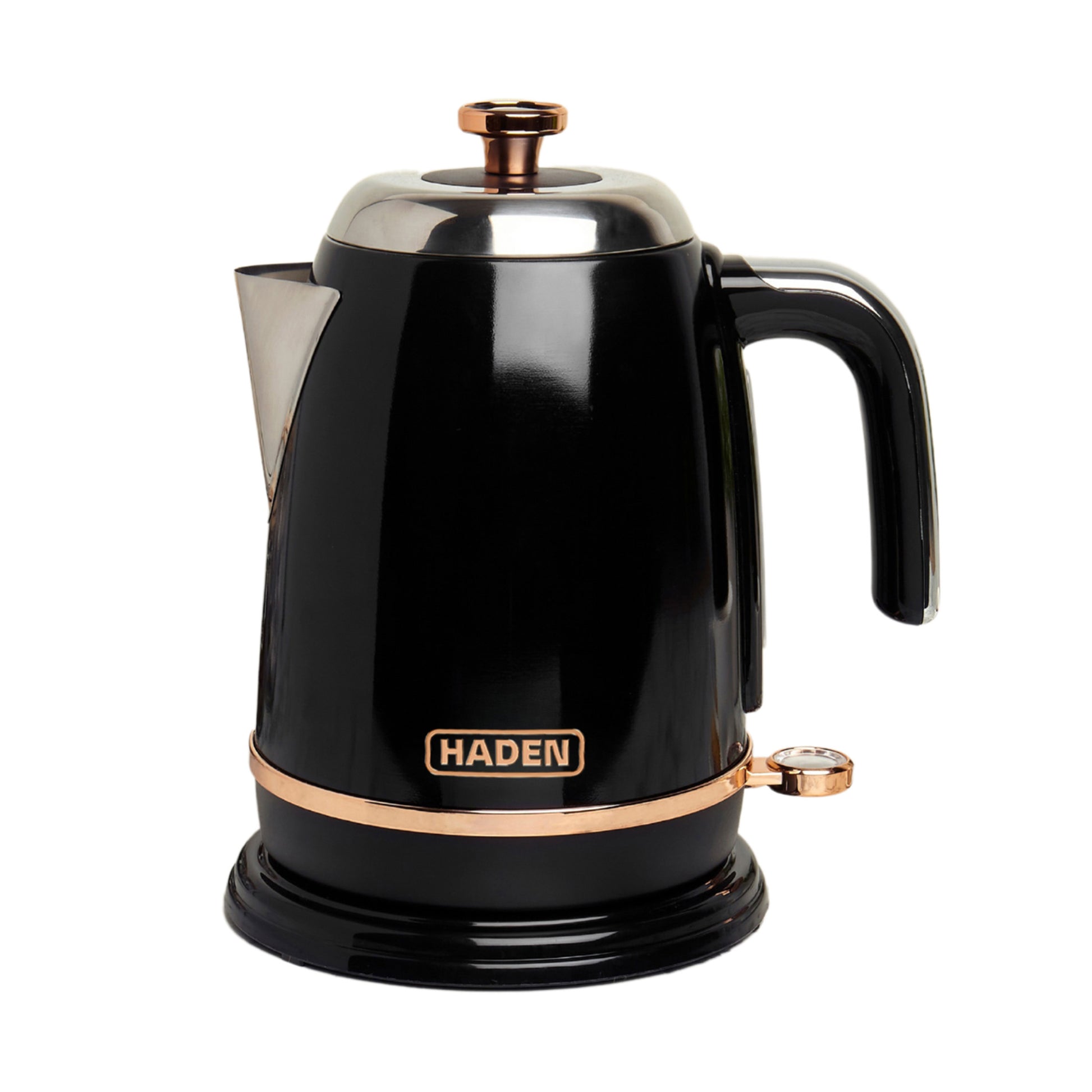 Haden Salcombe Black and Copper Kettle Electric Kettles Haden