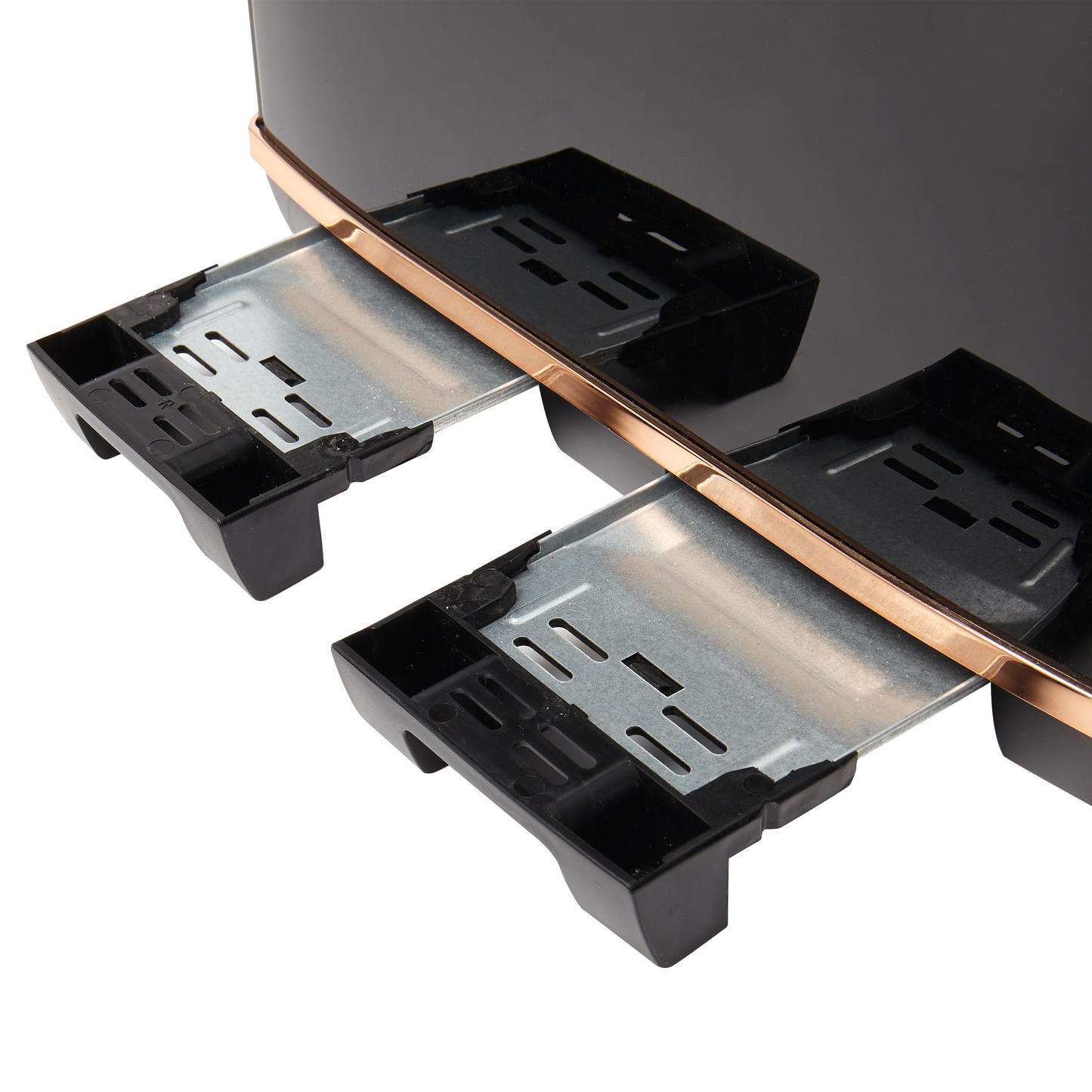 Haden Salcombe Black and Copper 4 Slice Toaster Toasters Haden