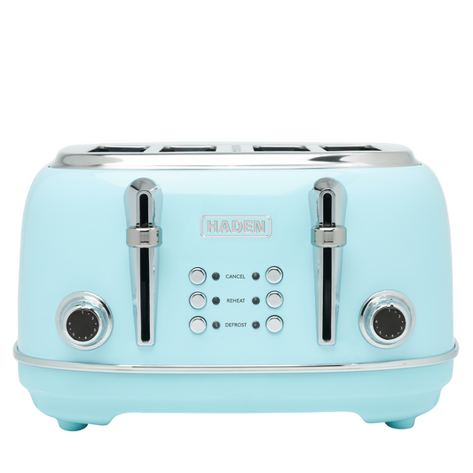 Haden Heritage Turquoise 4 Slice Toaster Toasters Haden