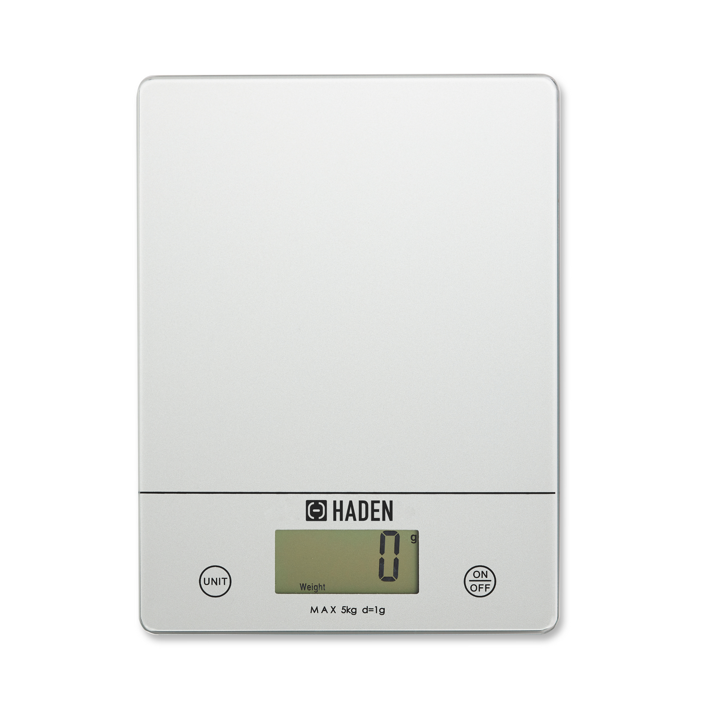 Silver Digital 5kg Slim Line Kitchen Scales Kitchen Sabichi Homewares Ltd