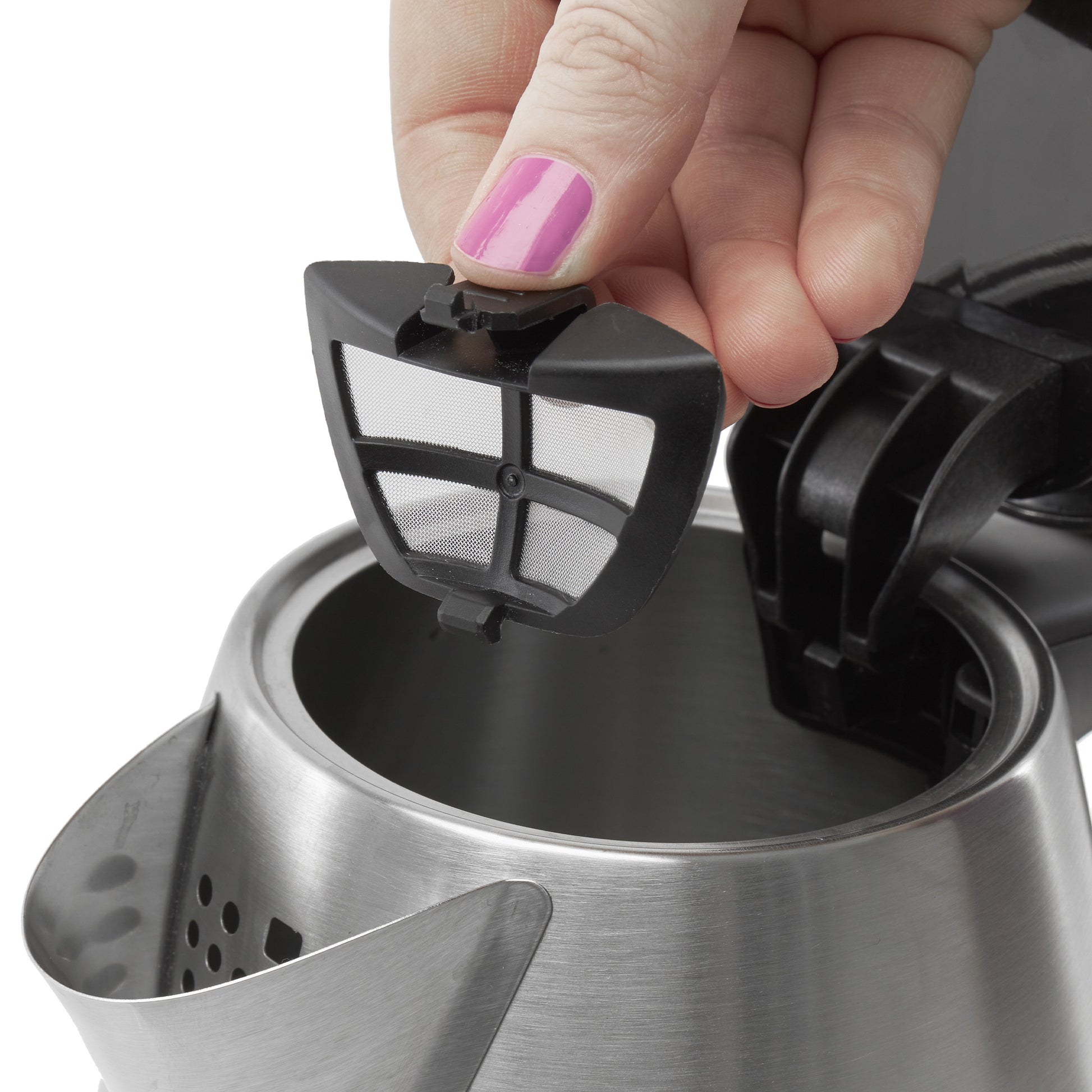 Haden Stoke Brushed Steel Kettle Electric Kettles Haden