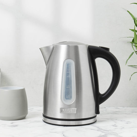 Haden Stoke Brushed Steel Kettle Electric Kettles Haden