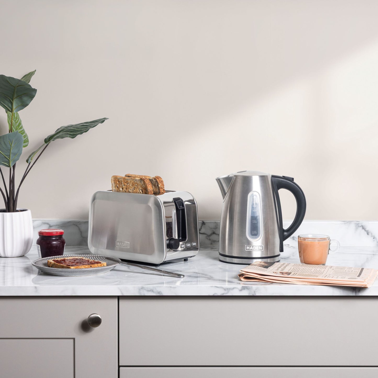 Haden Stoke Kettle and Toaster Bundle Bundle Haden