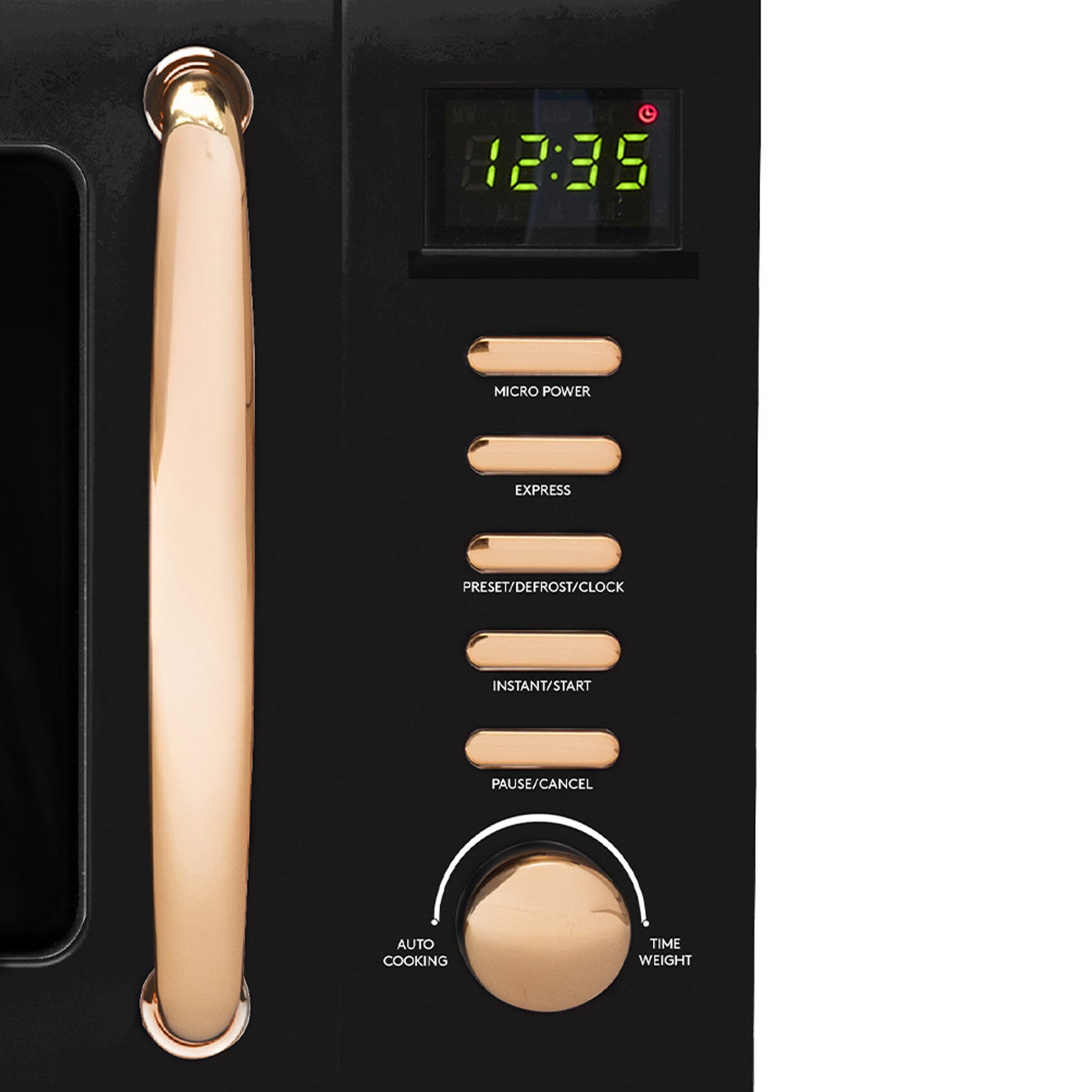 Haden Black & Copper Microwave Microwave Ovens Haden