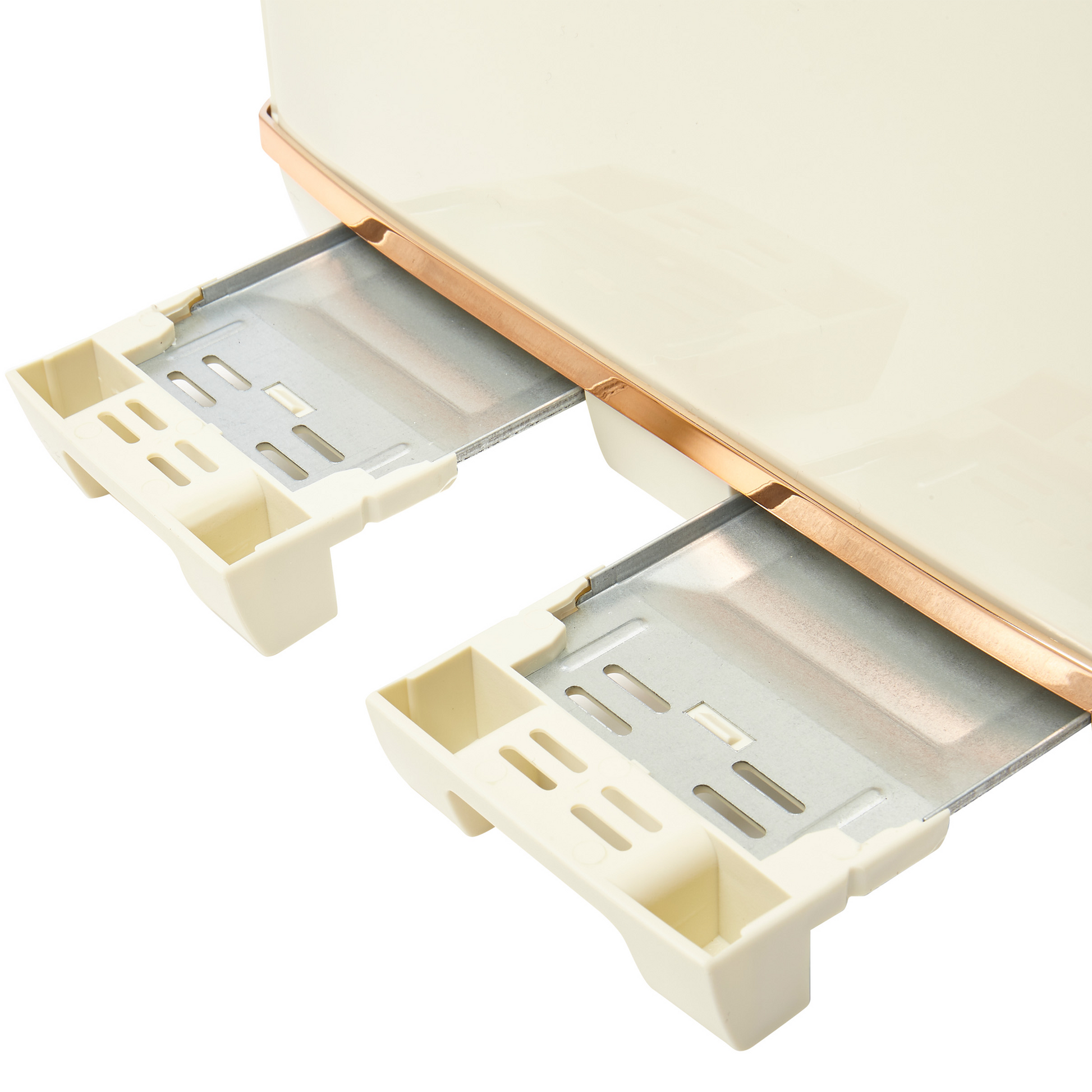 Haden Salcombe Cream and Copper 4 Slice Toaster Toasters Haden