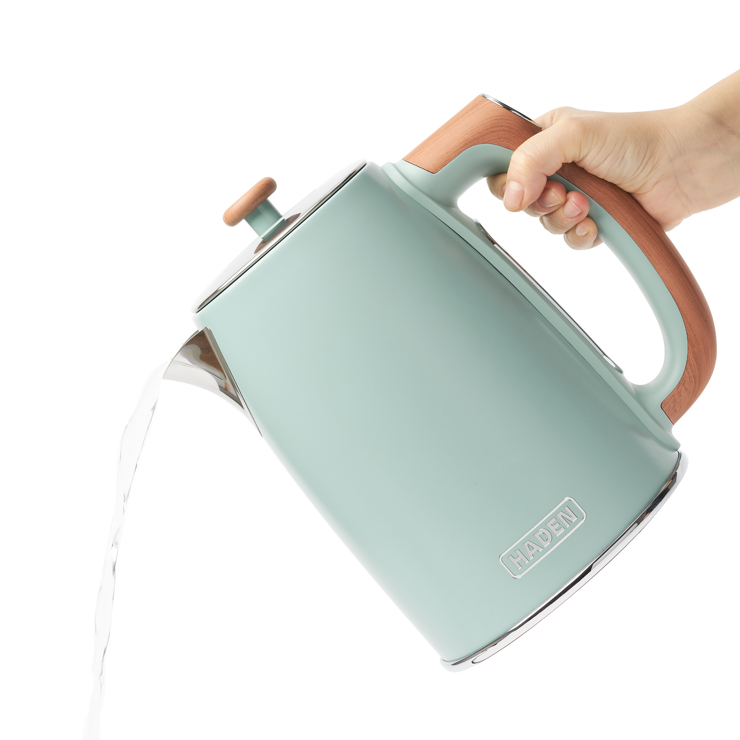 Haden Dorchester Sage Green Digital Variable Temperature Kettle Electric Kettles Haden