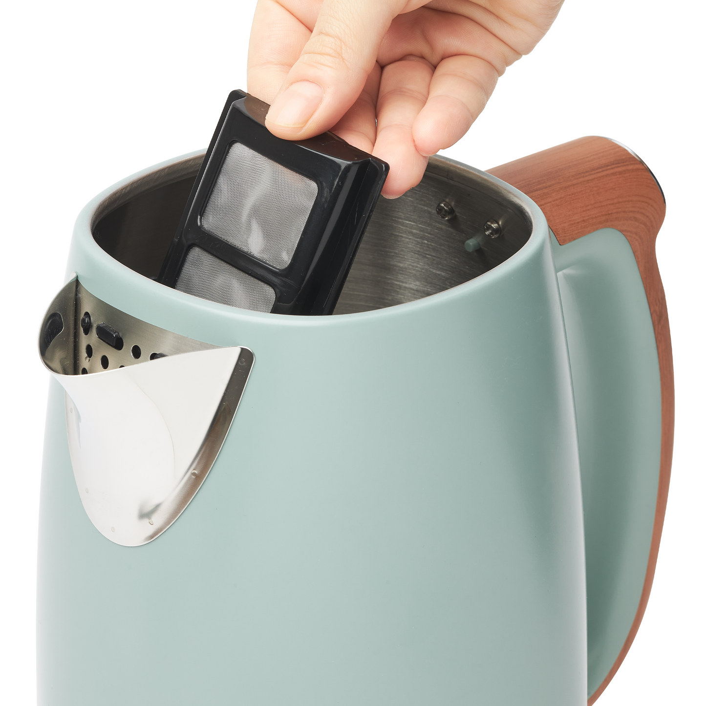 Haden Dorchester Sage Green Digital Variable Temperature Kettle Electric Kettles Haden