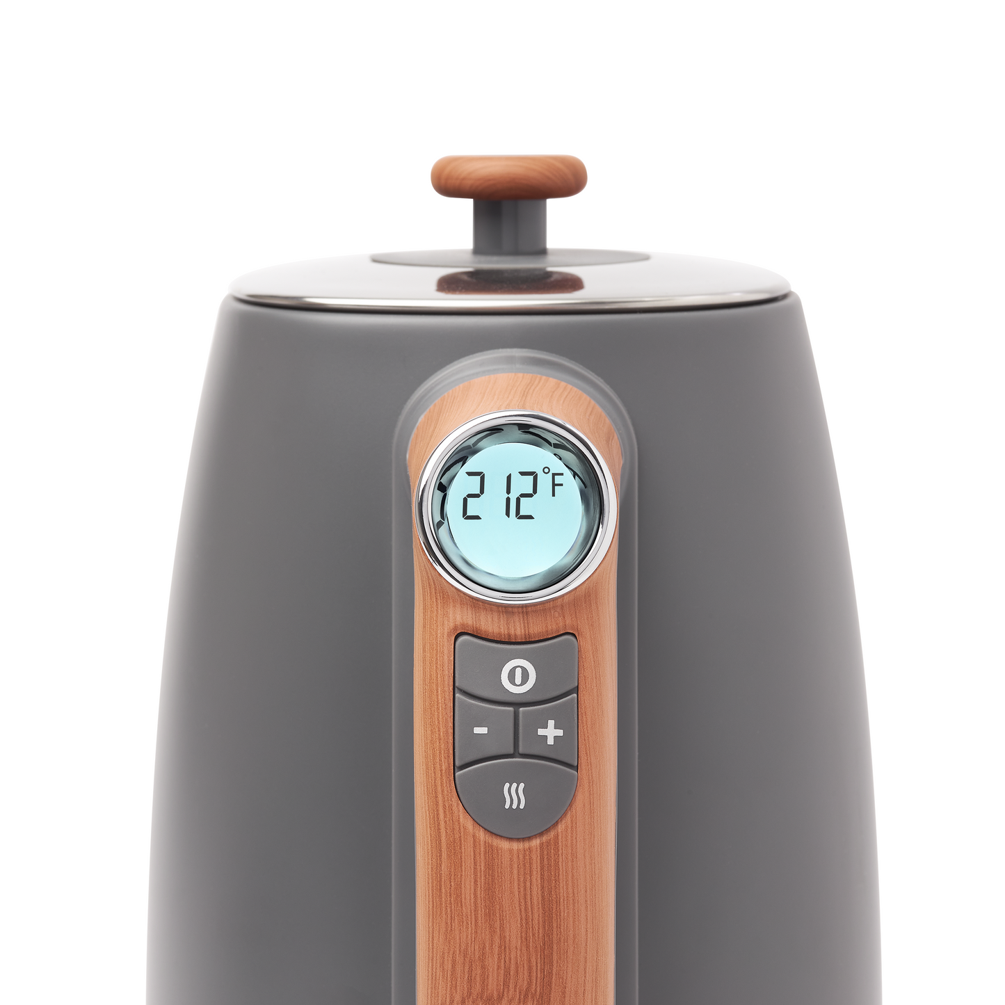 Haden Dorchester Grey Digital Variable Temperature Kettle Electric Kettles Haden