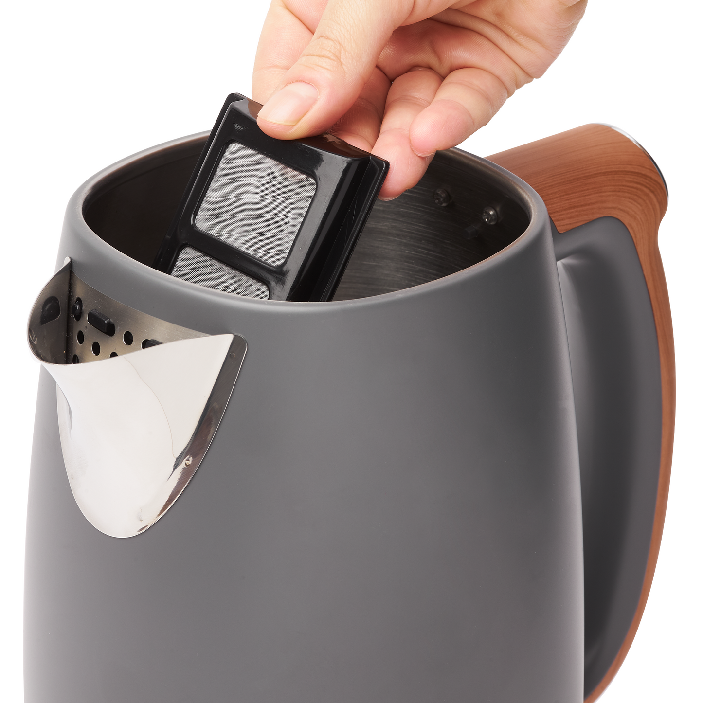 Haden Dorchester Grey Digital Variable Temperature Kettle Electric Kettles Haden
