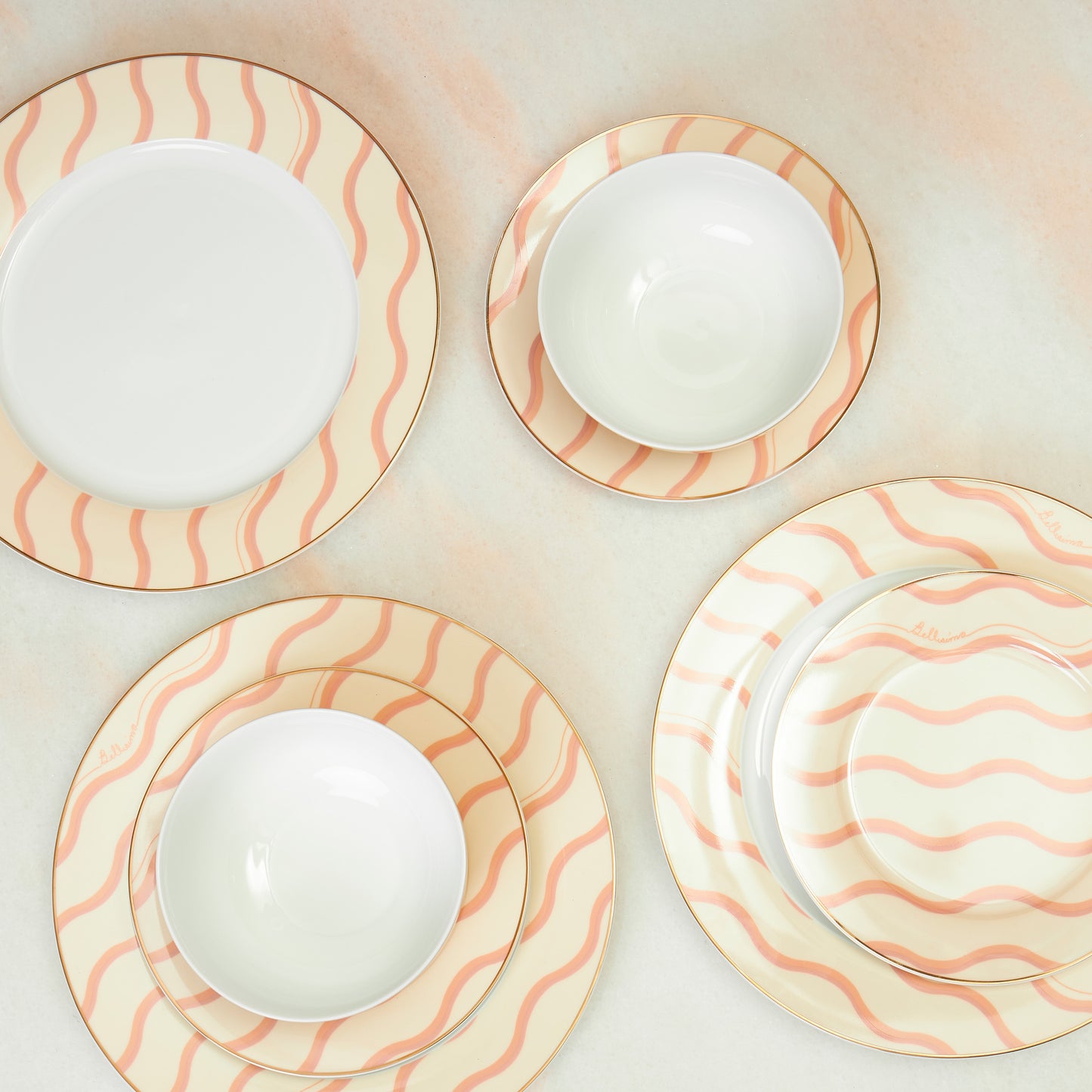 Poodle & Blonde 12pc Bellisima Dinnerset Dining Sabichi Homewares Ltd