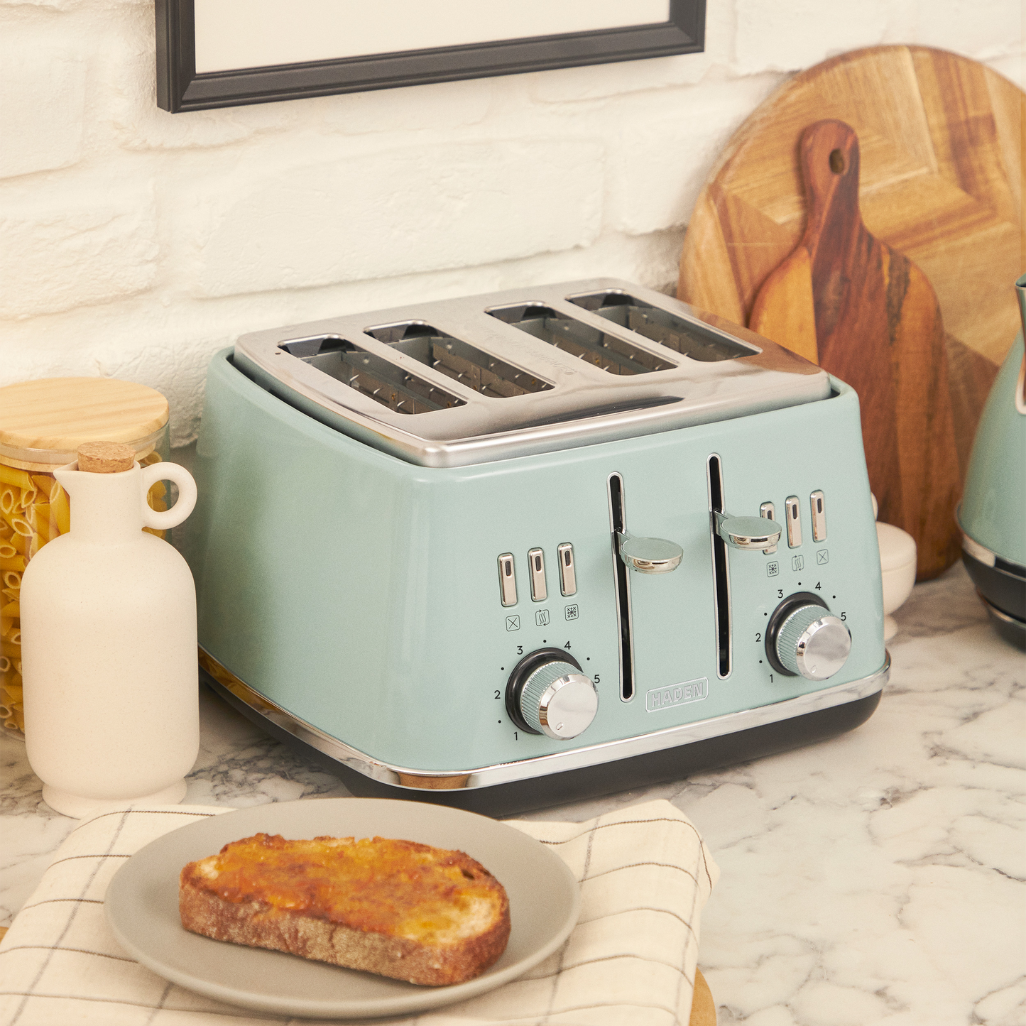 Haden Cotswold 4 Slice Sage Toaster