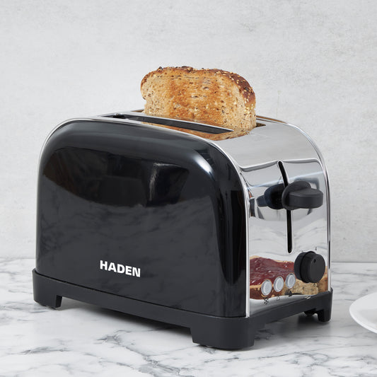 Haden Iver Black 2 Slice Toaster Toasters Haden