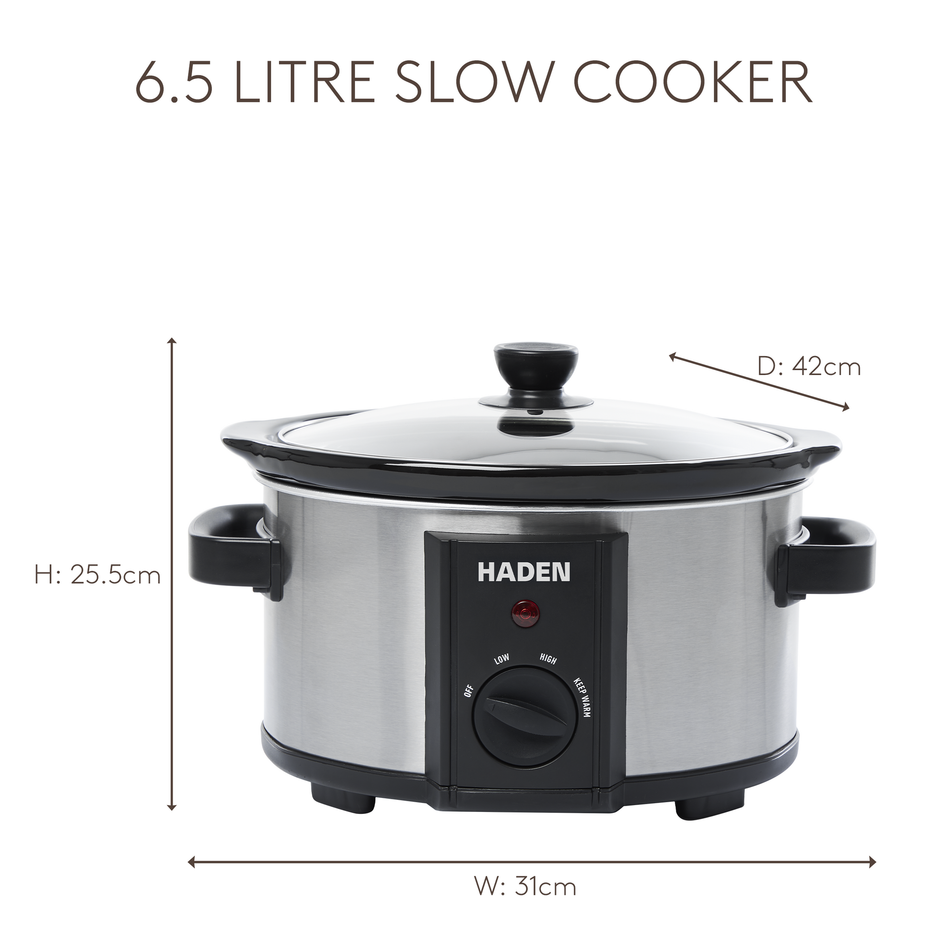 6.5L Slow Cooker Haden
