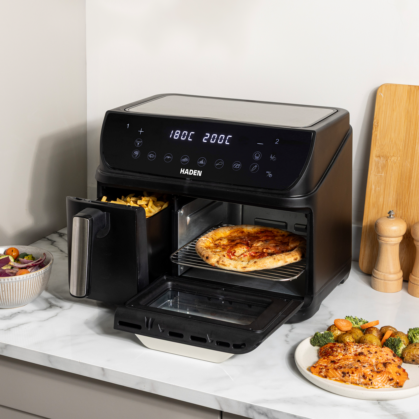Haden 12L Dual Zone Air Fryer Air Fryers Haden