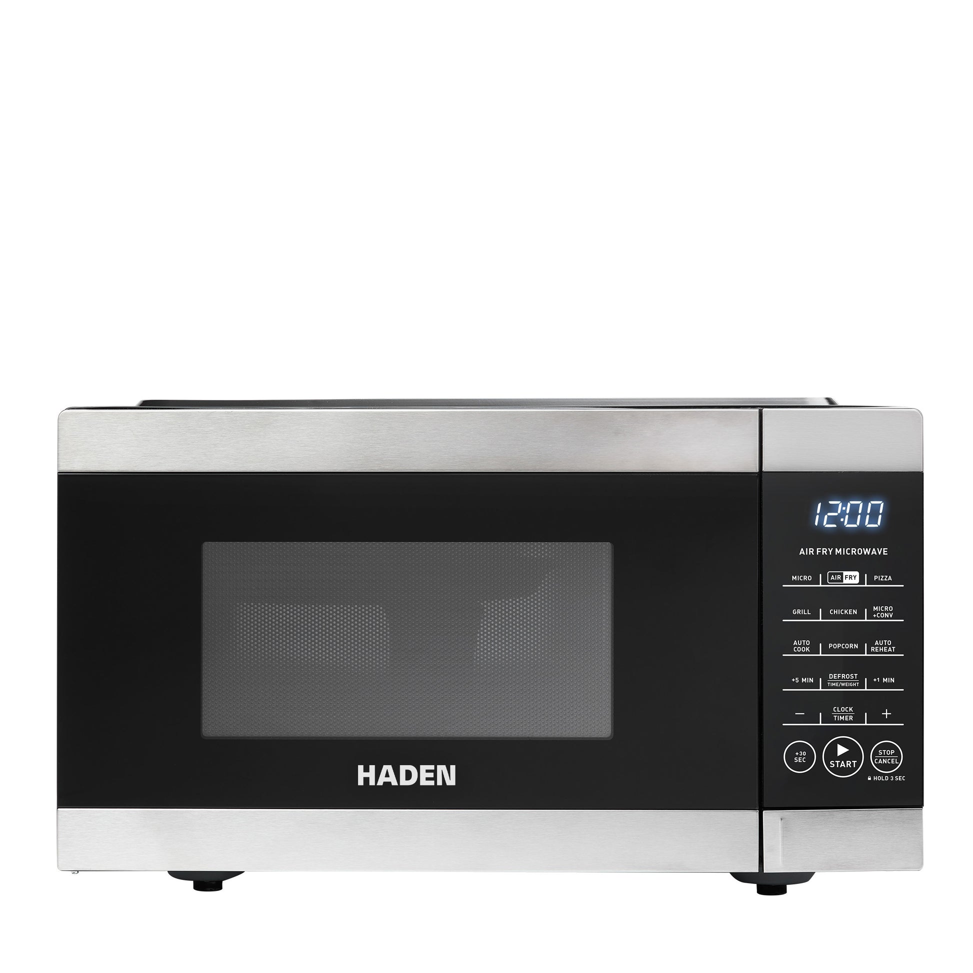Haden 25L Matt Black Air Fryer Microwave Oven Microwave Ovens Haden
