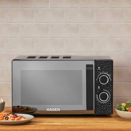 Haden Starbeck 800W Black Microwave Microwave Ovens Haden