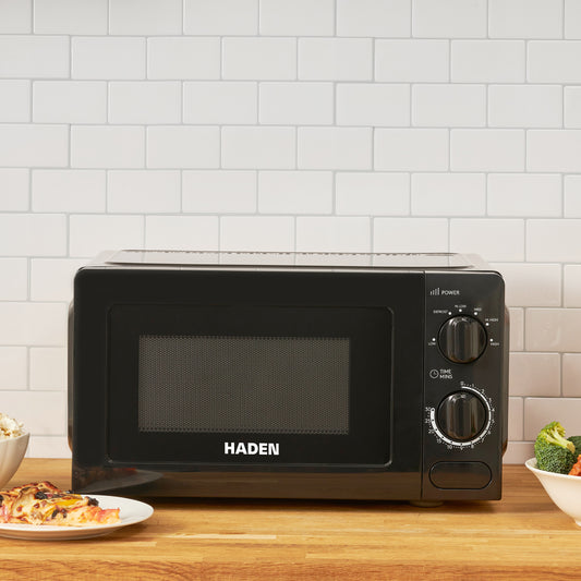 Haden 17L 700W Black Microwave Microwave Ovens Haden