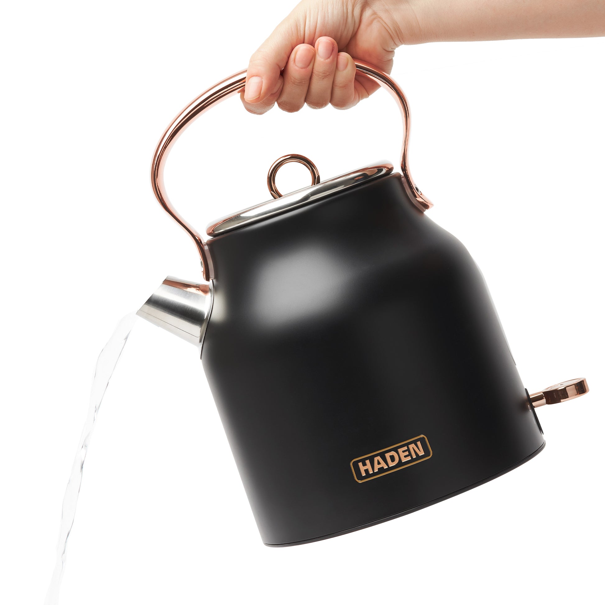 Haden Heritage Black & Copper Kettle Kitchen Haden
