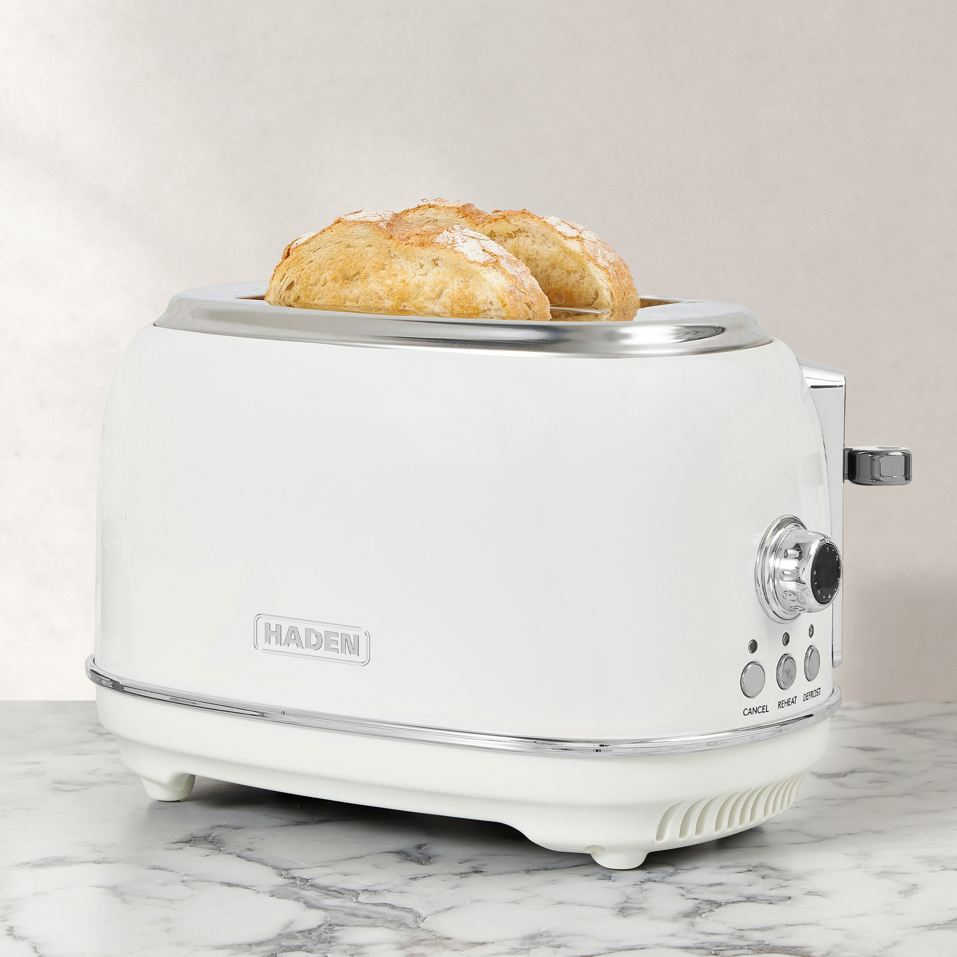Haden Heritage 2-Slice Ivory Toaster Toasters Haden