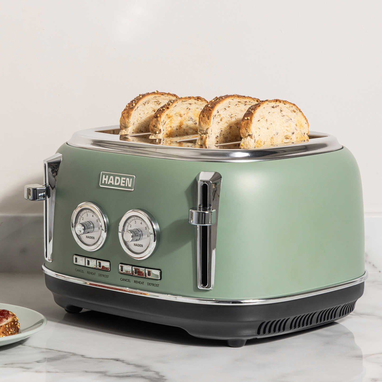 Haden Jersey 4 Slice Toaster Cedar Green Toasters Haden