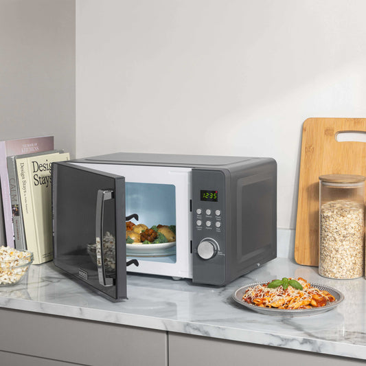 Haden 17L Digital Microwave in Grey Microwave Ovens Haden