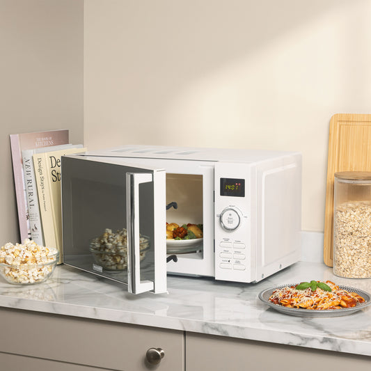 Haden 20L Digital Microwave in White Microwave Ovens Haden