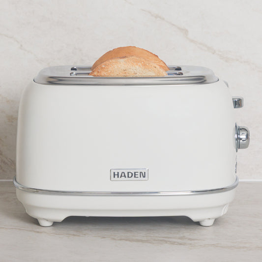 Haden Heritage 2 Slice Toaster – Ivory White Toasters Haden
