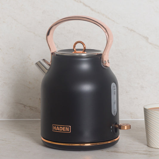 Haden Heritage Kettle – Black & Copper