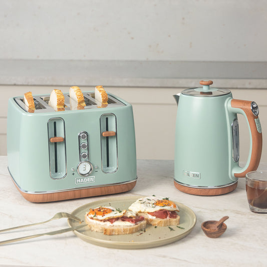 Haden Dorchester Sage Kettle and Toaster Bundle Bundle Haden