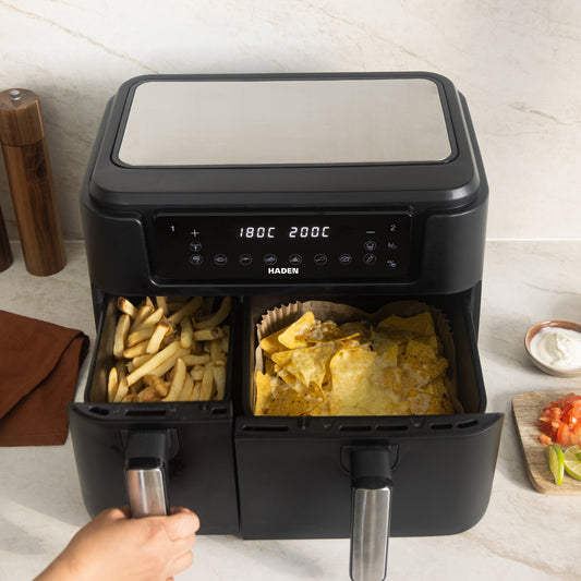 Haden 9.5L Dual Air Fryer Black Haden