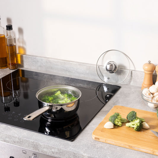 16cm Essential Saucepan With Glass Lid Kitchen Haden