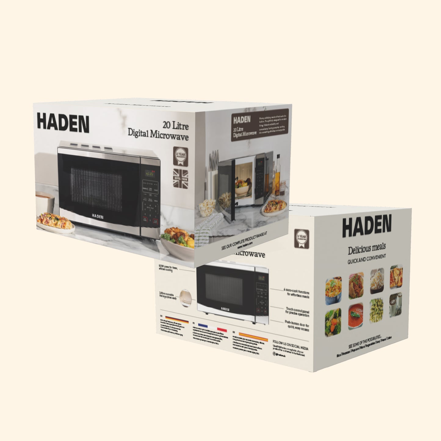Haden 20L 800W Digital Microwave Microwave Ovens Haden