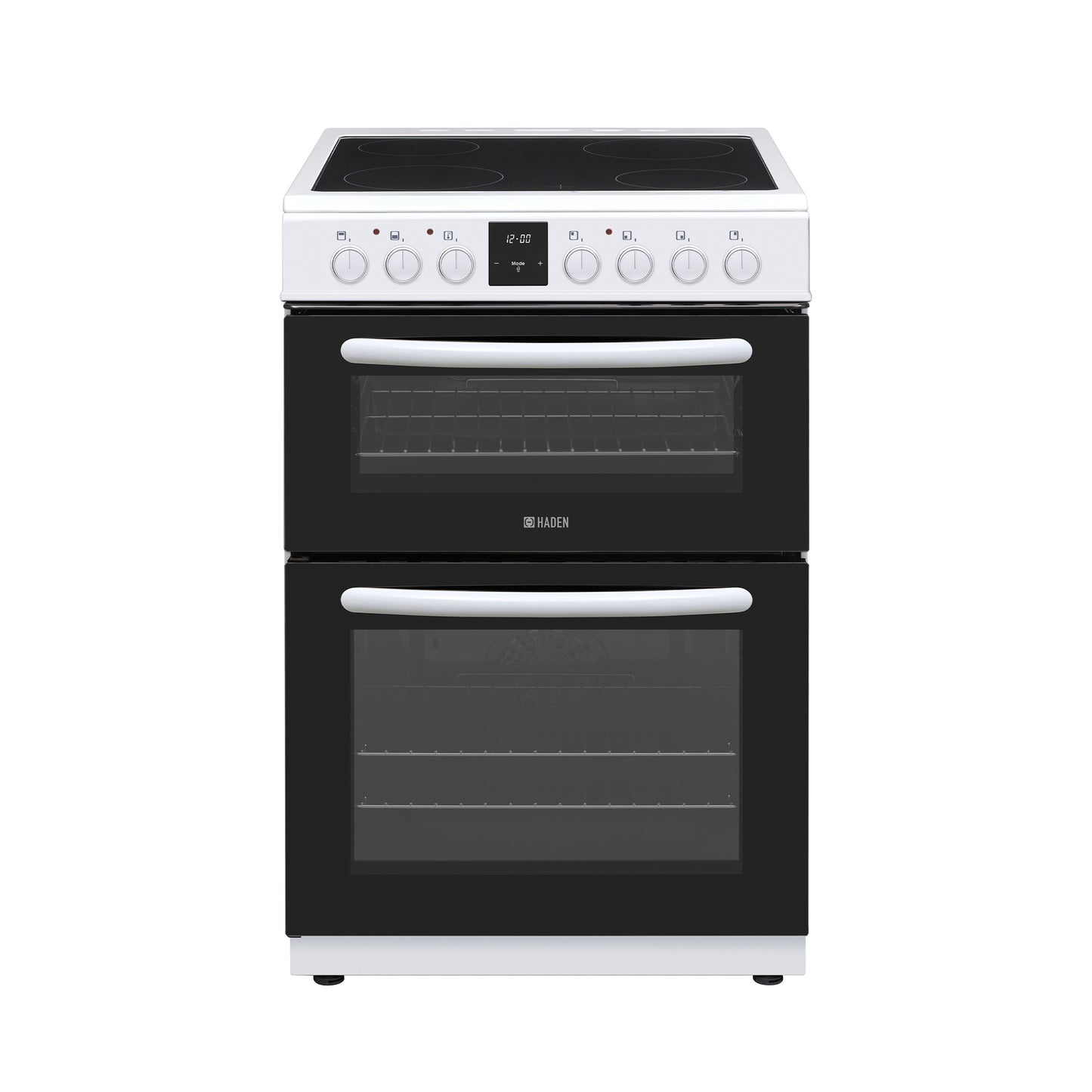 HE65DOPW 60cm Ceramic Double Oven Cookers Haden
