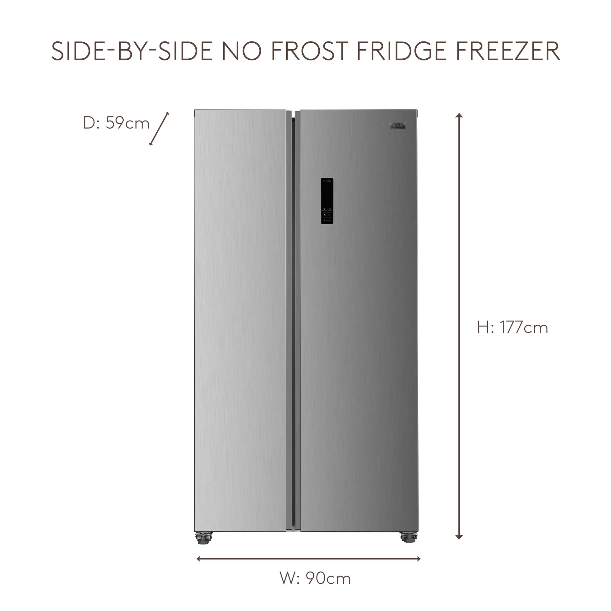 HFFA442S-E Side-by-side No Frost Fridge Freezer Refrigerators Haden