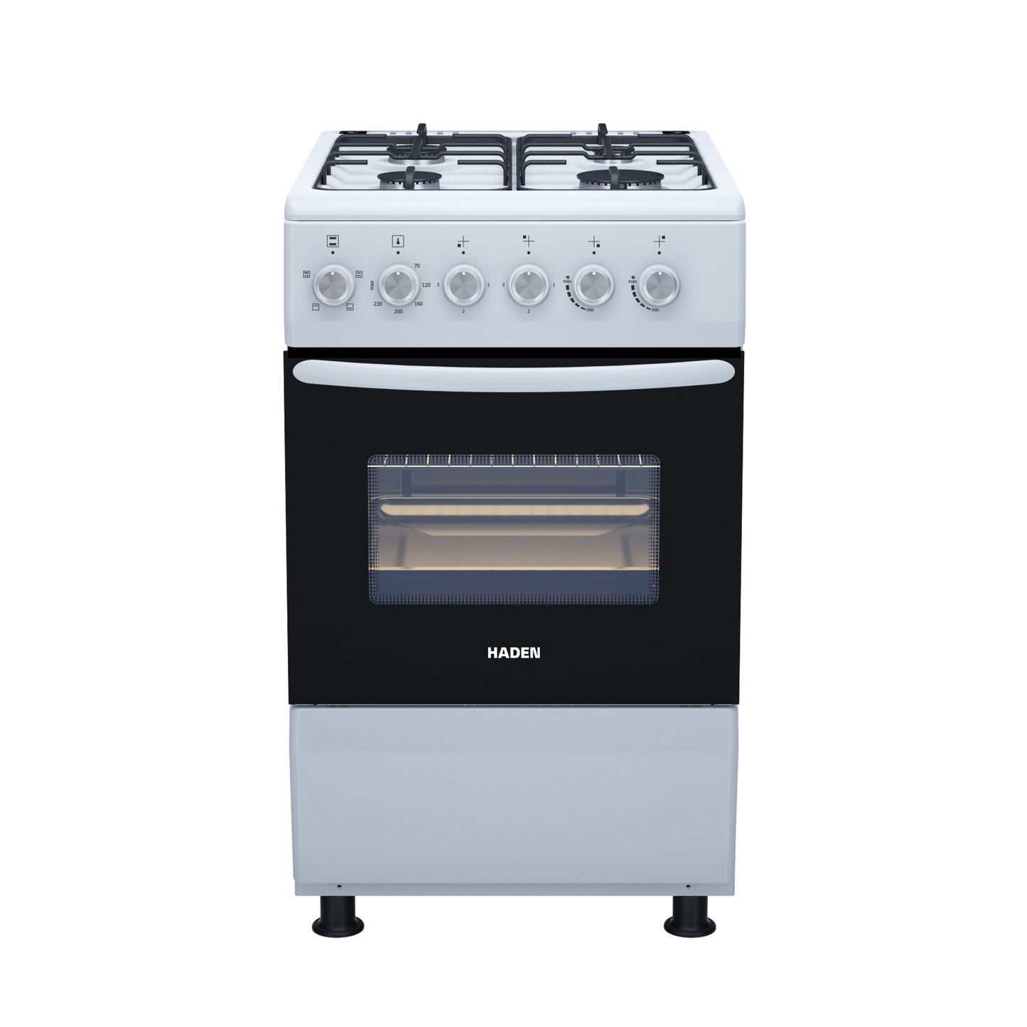 HG51SW 50cm Single Gas Oven Cookers Haden