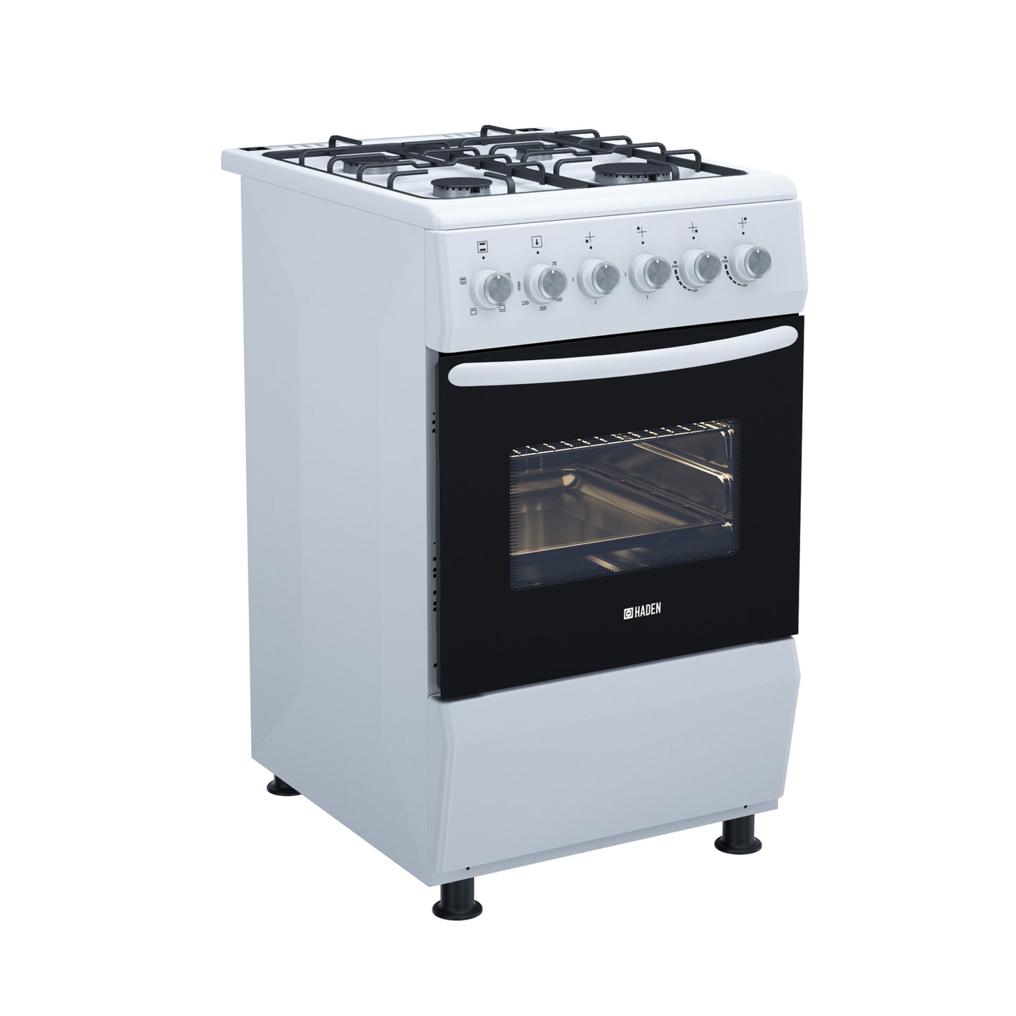 HG51SW 50cm Single Gas Oven Cookers Haden