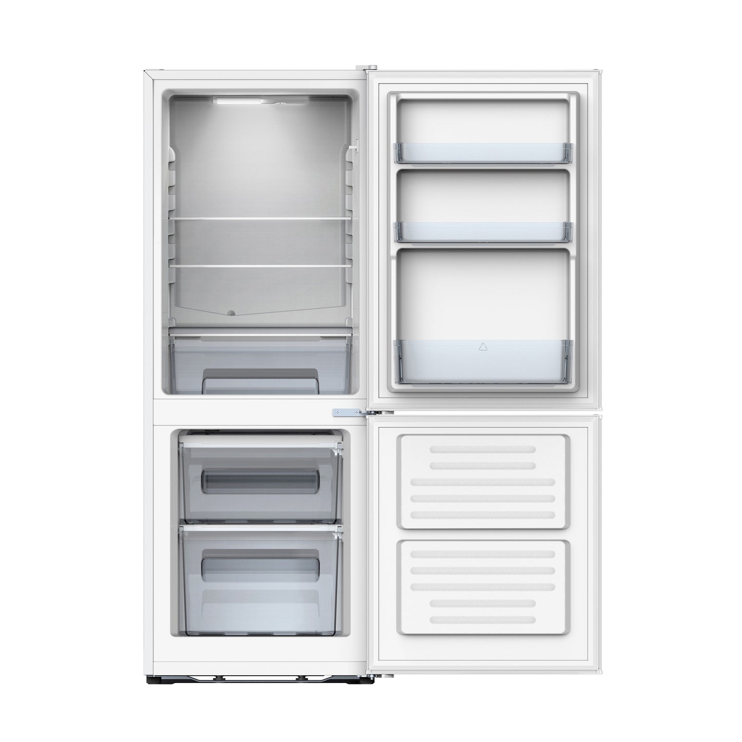 HK127 47cm Manual Defrost Fridge Freezer Refrigerators Haden