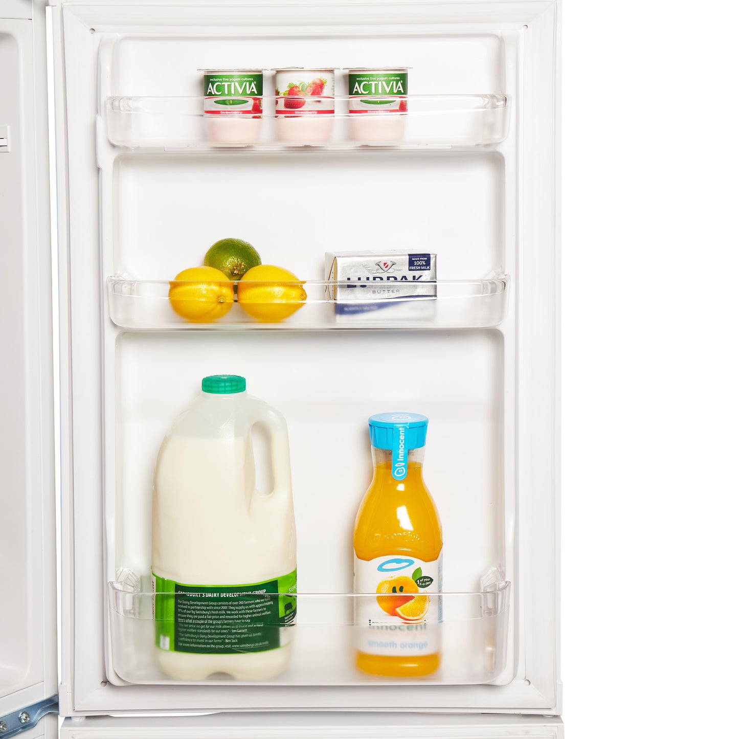 HK144W-E 48cm Manual Defrost Fridge Freezer Refrigerators Haden