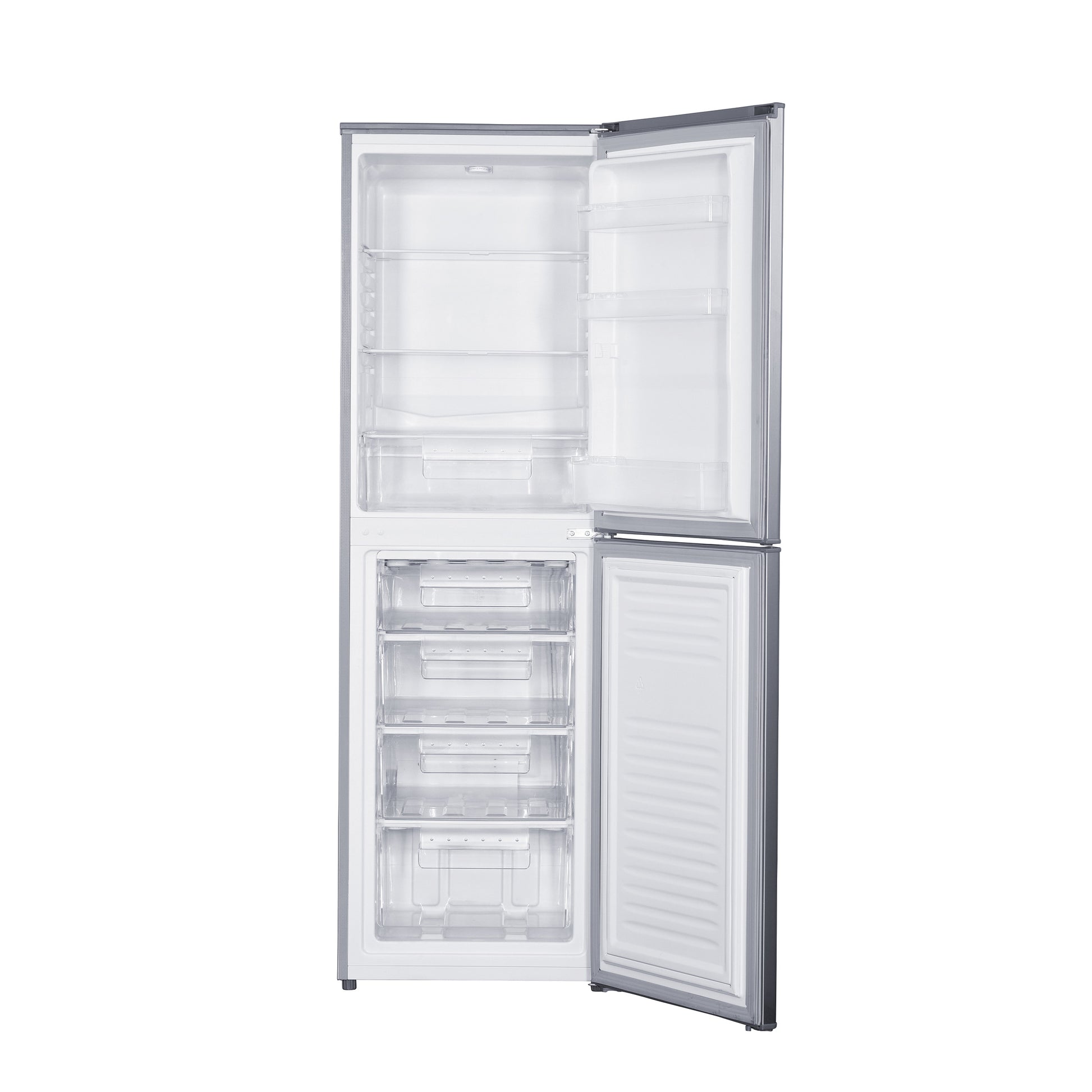 HK240IX 55cm Manual Defrost Fridge Freezer - Inox Refrigerators Haden