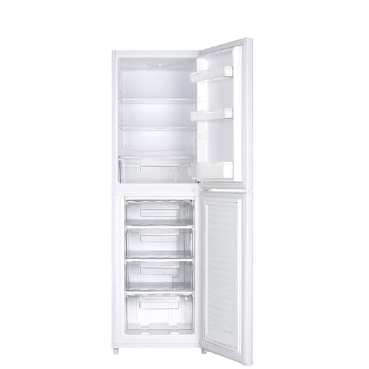 HK240W-E 55cm Manual Defrost Fridge Freezer - White Refrigerators Haden
