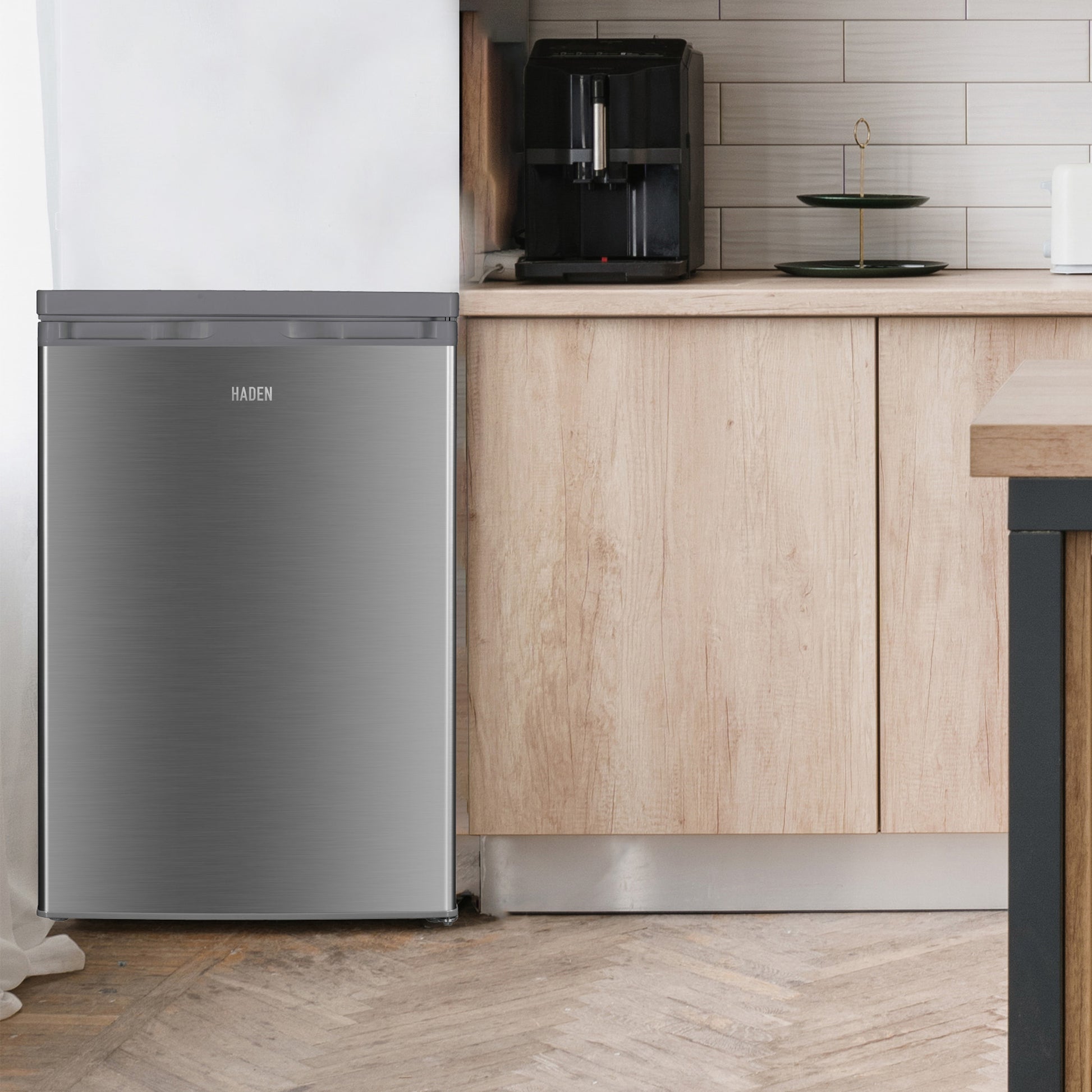 HL128IX 55cm Larder Fridge - Inox Refrigerators Haden