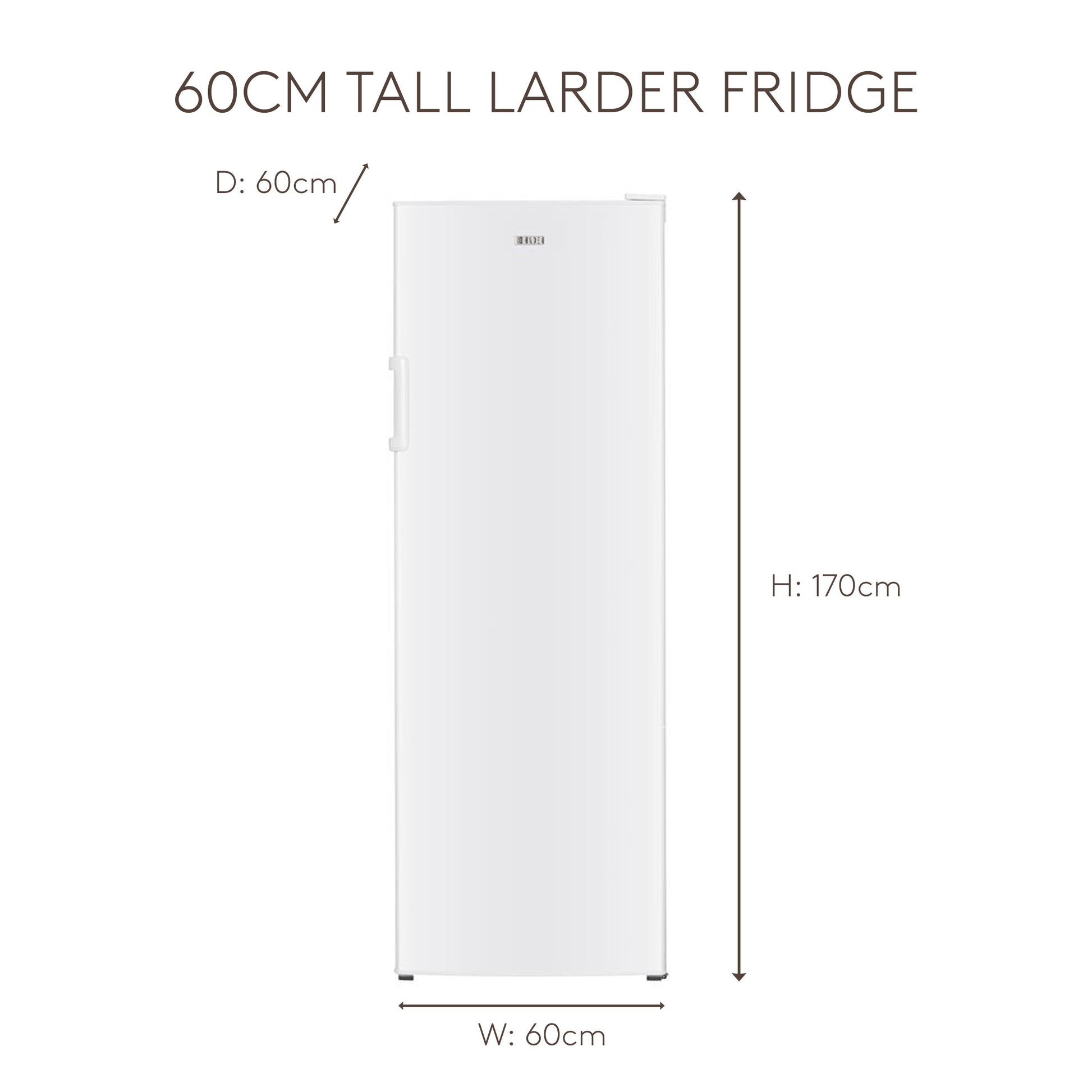 HL332W 60cm Tall Larder Fridge Refrigerators Haden