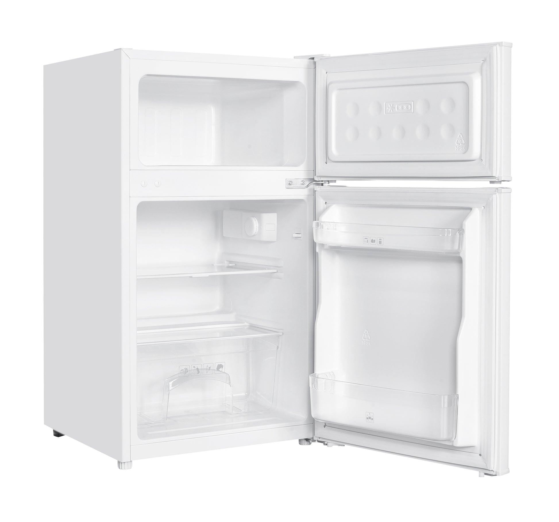 HR115W-E 55cm Under Counter Fridge Freezer Refrigerators Haden