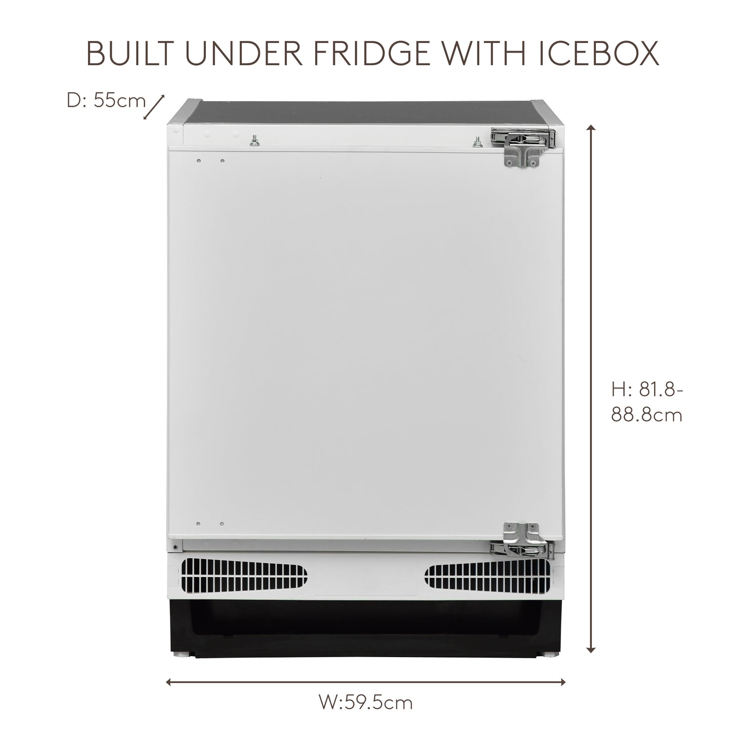 HUR115L Built Under Fridge with Icebox Refrigerators Haden