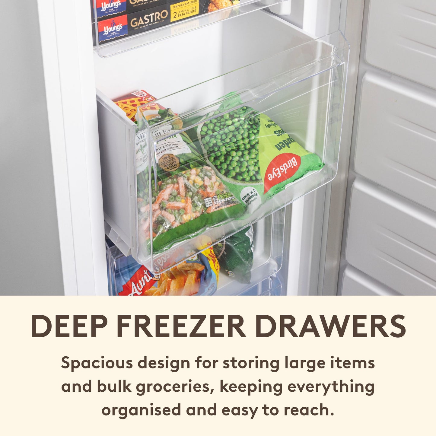 HZ204FF 55cm Tall Total No Frost Freezer Refrigerators Haden