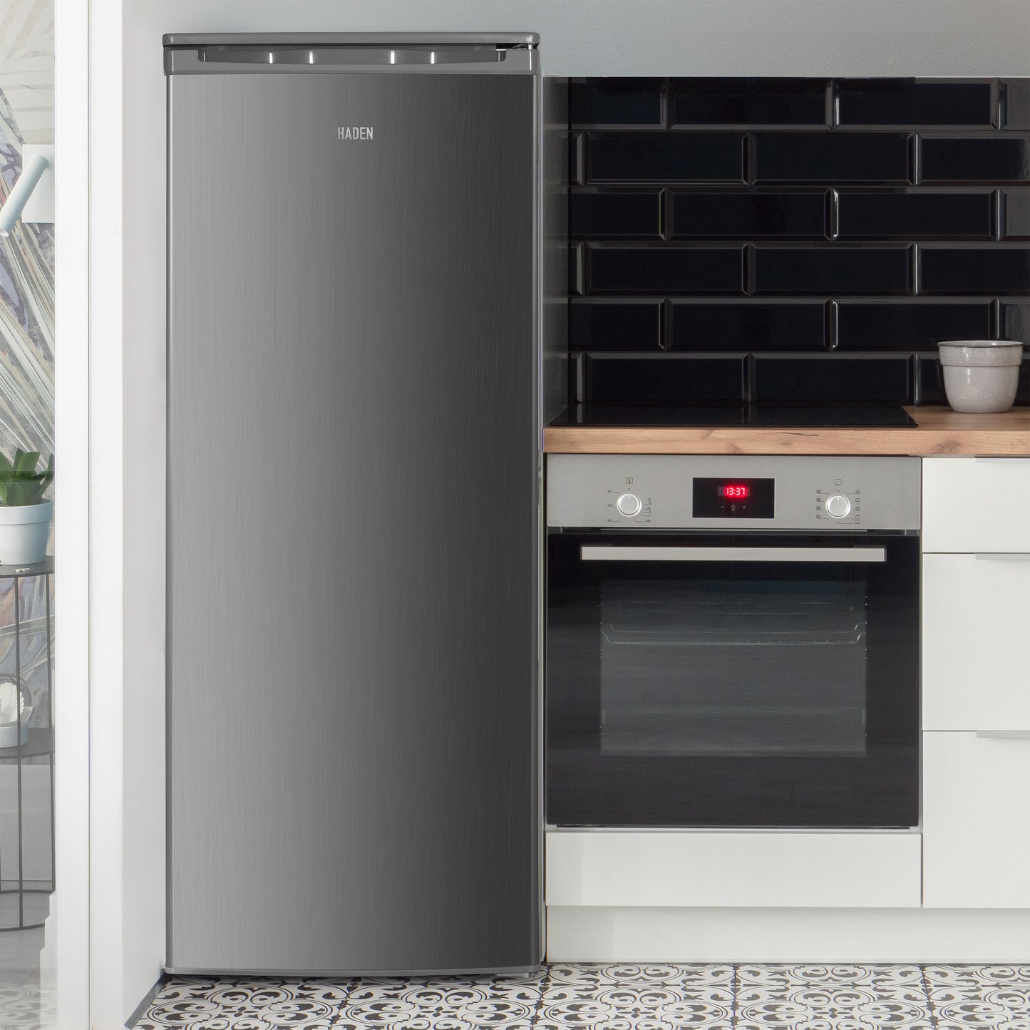 HZ218IX 55cm Tall Freezer - Inox Refrigerators Haden